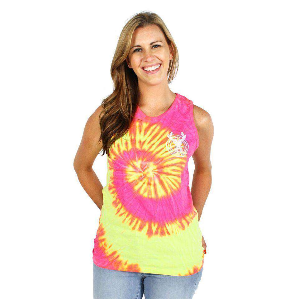 Tie Dye Happy Tank by Jadelynn Brooke - Country Club Prep