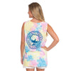 Tie Dye Pocket Tank Top in Sunny Day by The Southern Shirt Co. - Country Club Prep
