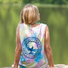 Tie Dye Pocket Tank Top in Sunny Day by The Southern Shirt Co. - Country Club Prep