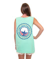 Tribal Tank Top in Island Reef by Southern Shirt Co. - Country Club Prep