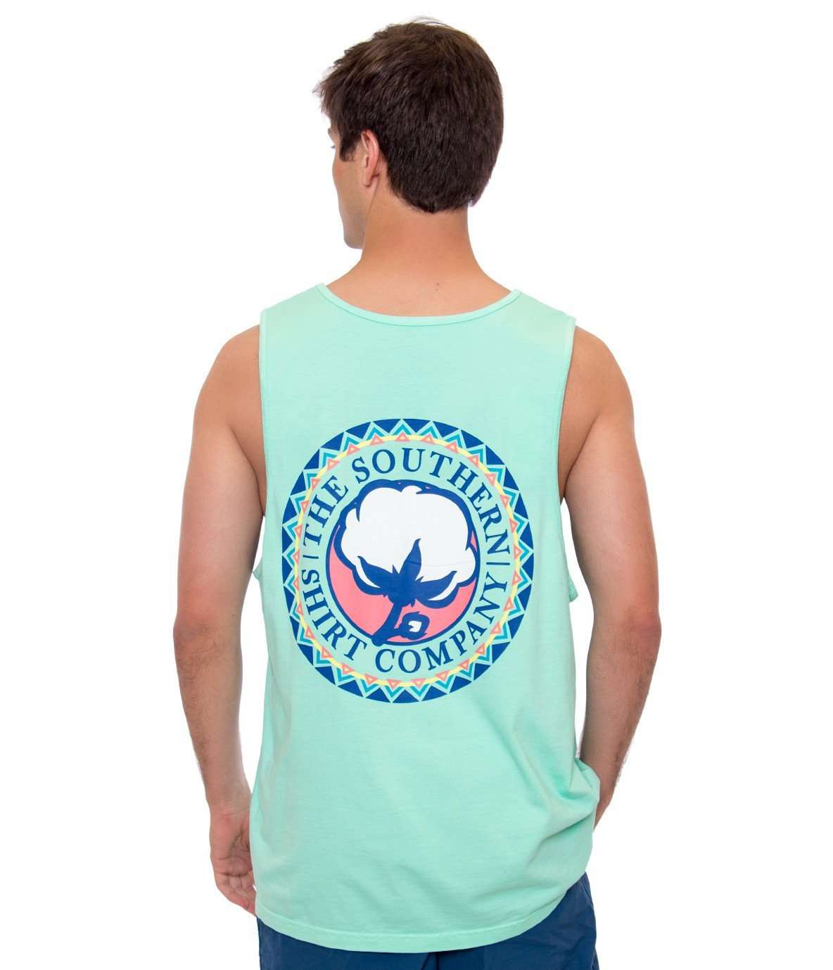 Tribal Tank Top in Island Reef by Southern Shirt Co. - Country Club Prep