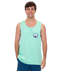 Tribal Tank Top in Island Reef by Southern Shirt Co. - Country Club Prep