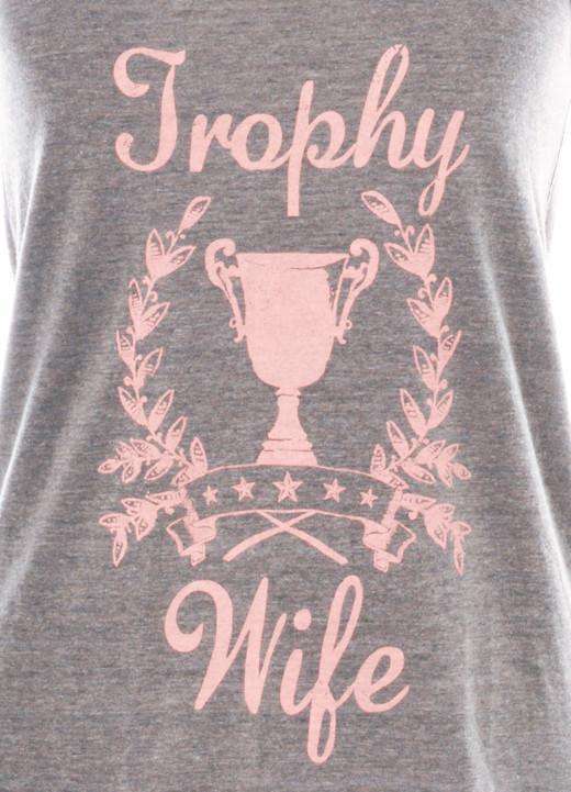 Trophy Wife Tank Top in Coffee by Judith March - Country Club Prep