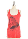 UGA Chapel Bell Tank Top in Red by Judith March - Country Club Prep