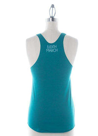 Wagon Wheel Tank Top in Green by Judith March - Country Club Prep