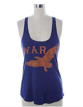 War Eagle Tank Top in Indigo by Judith March - Country Club Prep