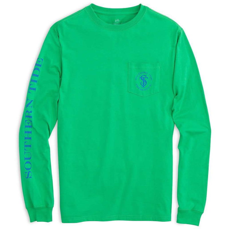 Women's Long Sleeve Skipjack Seal Tee in Grass Green by Southern Tide - Country Club Prep