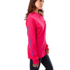 Women's Long Sleeve Skipjack Seal Tee in Raspberry by Southern Tide - Country Club Prep