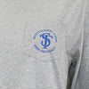 Women's Long Sleeve Skipjack Seal Tee Shirt in Heathered Grey by Southern Tide - Country Club Prep