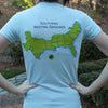 Women's Southern Nesting Grounds Tee in Sky Blue by Loggerhead Apparel - Country Club Prep