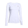 Women's UA Tech™ Long Sleeve Tee Shirt in White by Under Armour - Country Club Prep