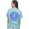 Wood Grain Tee Shirt in Chalky Mint by Waters Bluff - Country Club Prep