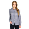 Bower Shirt in Navy Gingham by Barbour - Country Club Prep