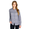 Bower Shirt in Navy Gingham by Barbour - Country Club Prep
