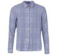 Bower Shirt in Navy Gingham by Barbour - Country Club Prep