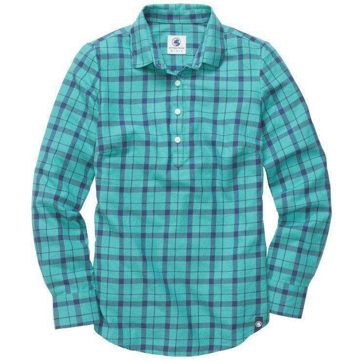 Brooks Popover in Claire Plaid by Southern Proper - Country Club Prep