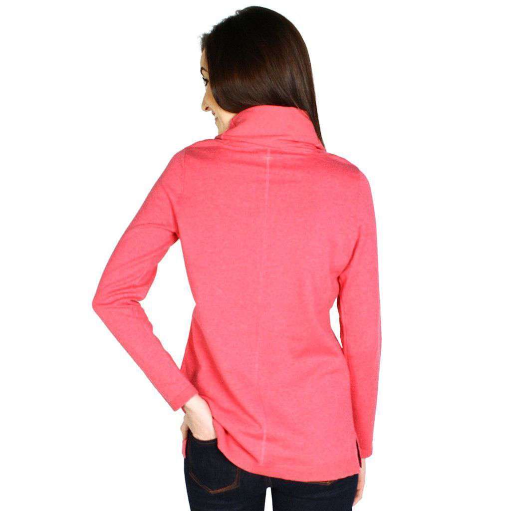 Cashmere Cowl Tunic in Raspberry by Tyler Boe - Country Club Prep