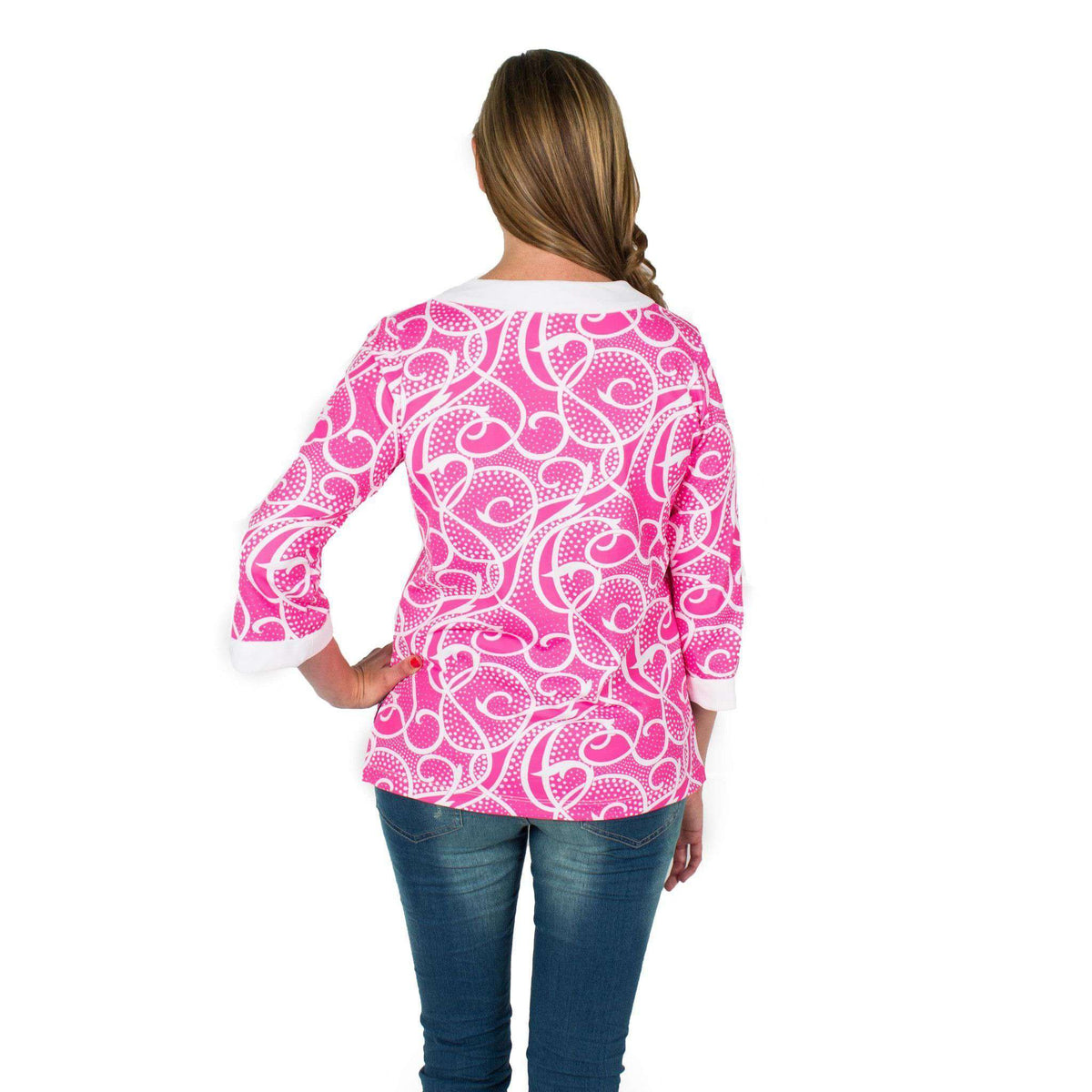 Chatham Tunic in Keely Pink by Melly M - Country Club Prep