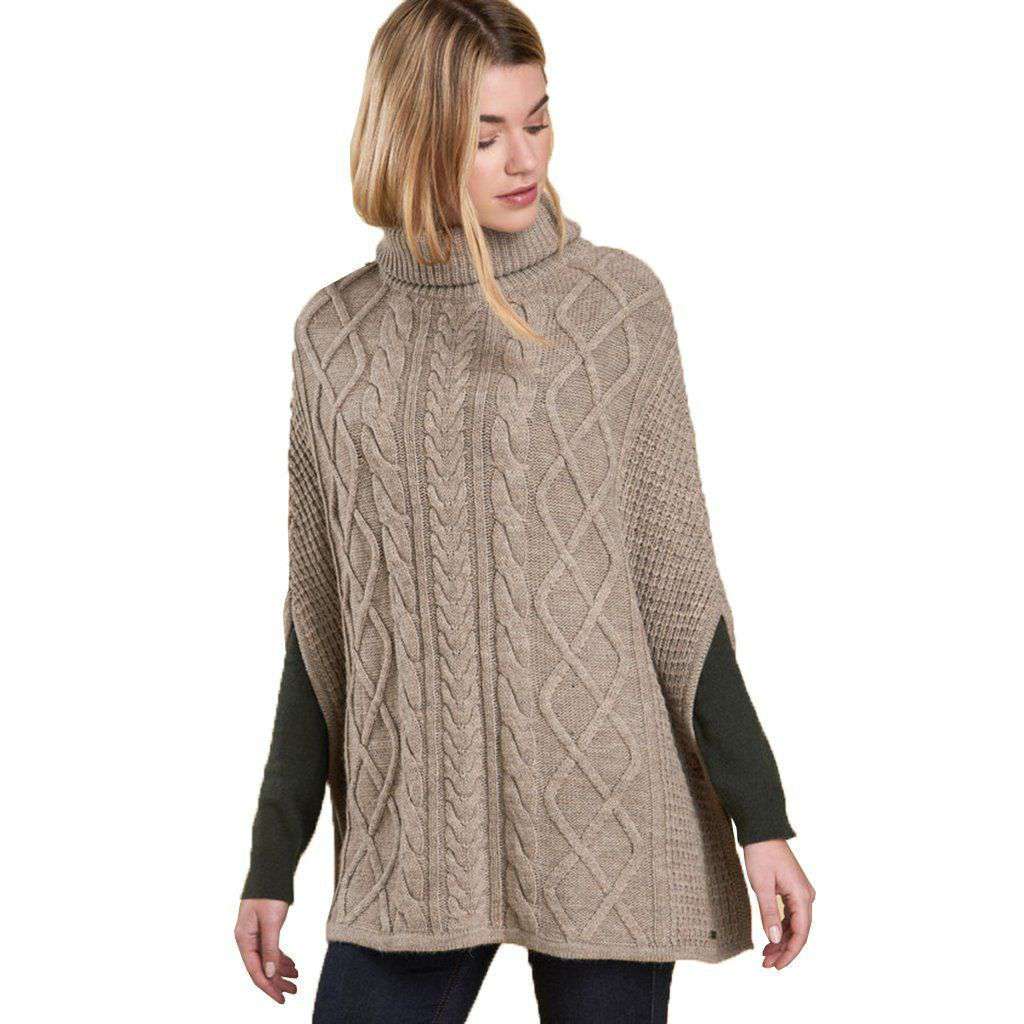 Court Cape in Oatmeal by Barbour - Country Club Prep