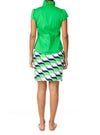 Elizabeth Ruffled Blouse in Green by Elizabeth McKay - Country Club Prep