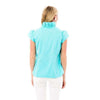 Elizabeth Shirt in Turquoise by Elizabeth McKay - Country Club Prep