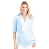 Emma Top in Sky/White by Duffield Lane - Country Club Prep