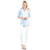 Emma Top in Sky/White by Duffield Lane - Country Club Prep