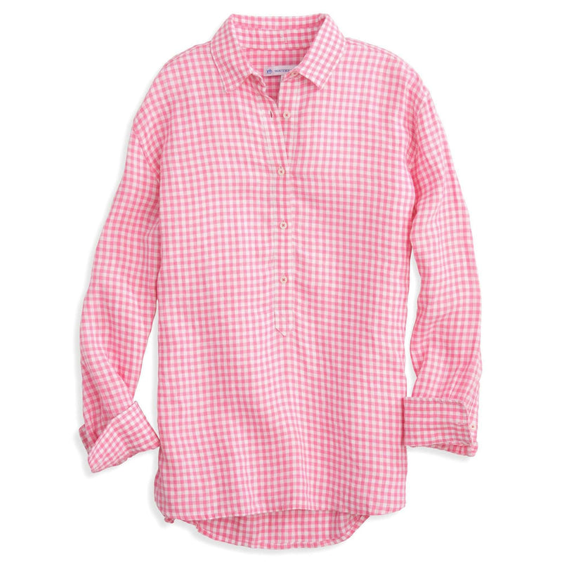 Hadley Popover in Smoothie Gingham by Southern Tide - Country Club Prep