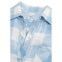 Hampton Buffalo Check Shirt in Sky Blue by Southern Tide - Country Club Prep