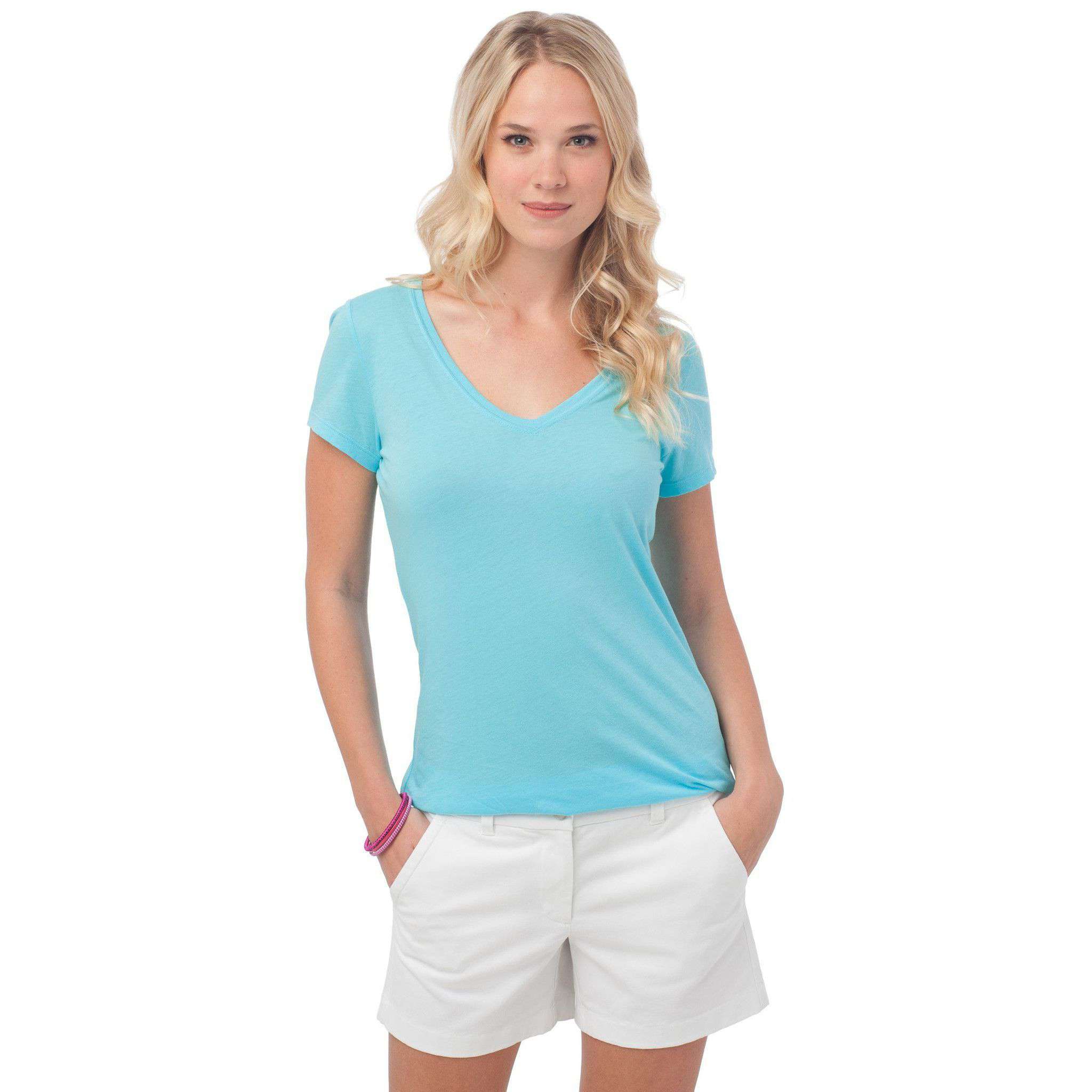 Katherine Tee in Crystal Blue by Southern Tide - Country Club Prep