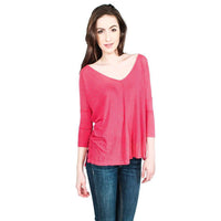 Live Fully Top in Antique Rose Stripes by Beyond Yoga - Country Club Prep