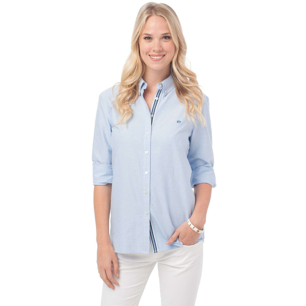 Madison Oxford Shirt in Boat Blue by Southern Tide - Country Club Prep