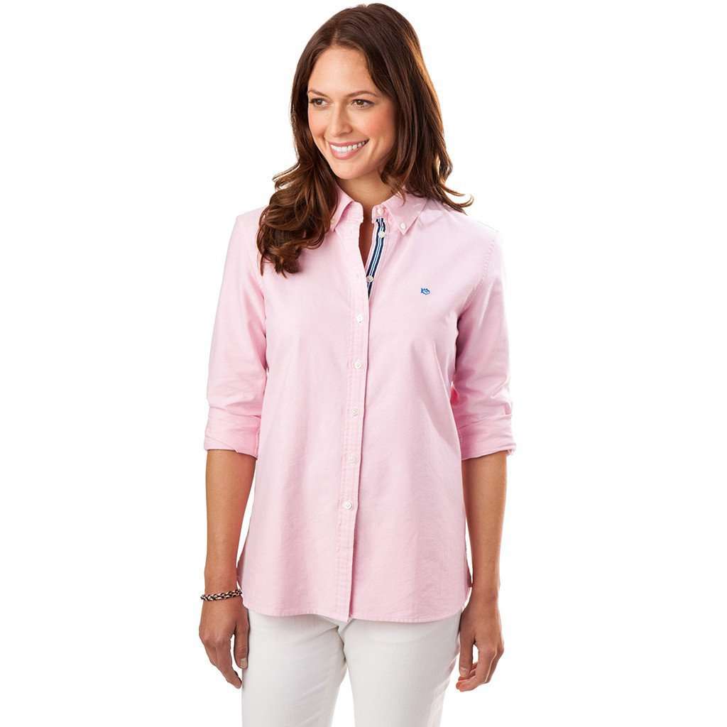 Madison Oxford Shirt in Smoothie Pink by Southern Tide - Country Club Prep
