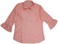 Priss Brooks Blouse in Coral by Gretchen Scott Designs - Country Club Prep