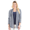 Riley Reversible Jacket in Navy/White Stripe by Duffield Lane - Country Club Prep