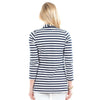Riley Reversible Jacket in Navy/White Stripe by Duffield Lane - Country Club Prep