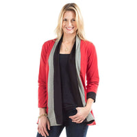 Riley Reversible Jacket in Red/Black with Houndstooth by Duffield Lane - Country Club Prep