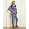 Striped Sweater in Navy and Cobalt by Hatley - Country Club Prep