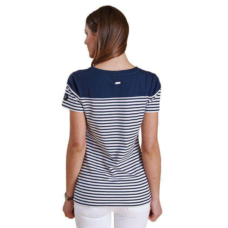 Teesport Top in Navy by Barbour - Country Club Prep