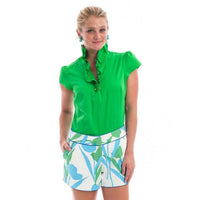 The Elizabeth Shirt in Green by Elizabeth McKay - Country Club Prep