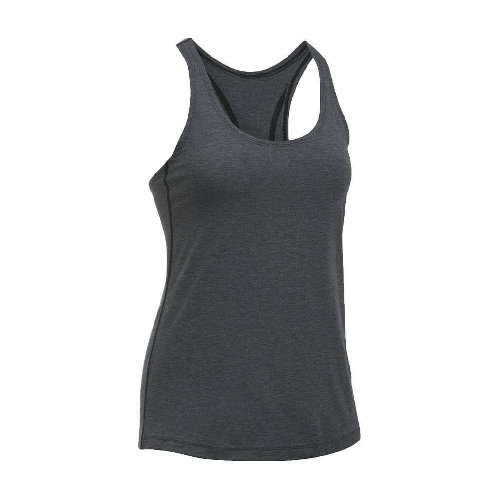 Women's UA Skyward Tank Top in Asphalt Heather by Under Armour - Country Club Prep