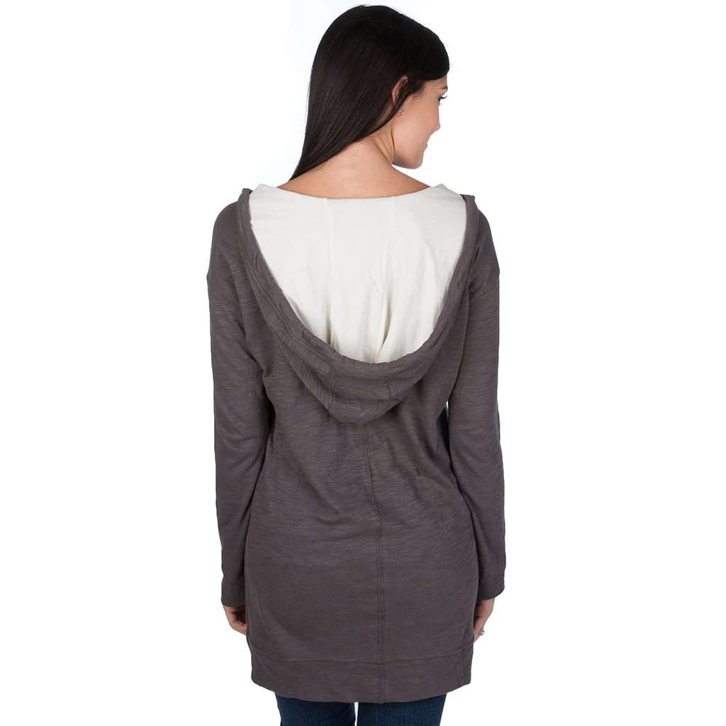 Zoey Tunic in Grey by Lauren James - Country Club Prep