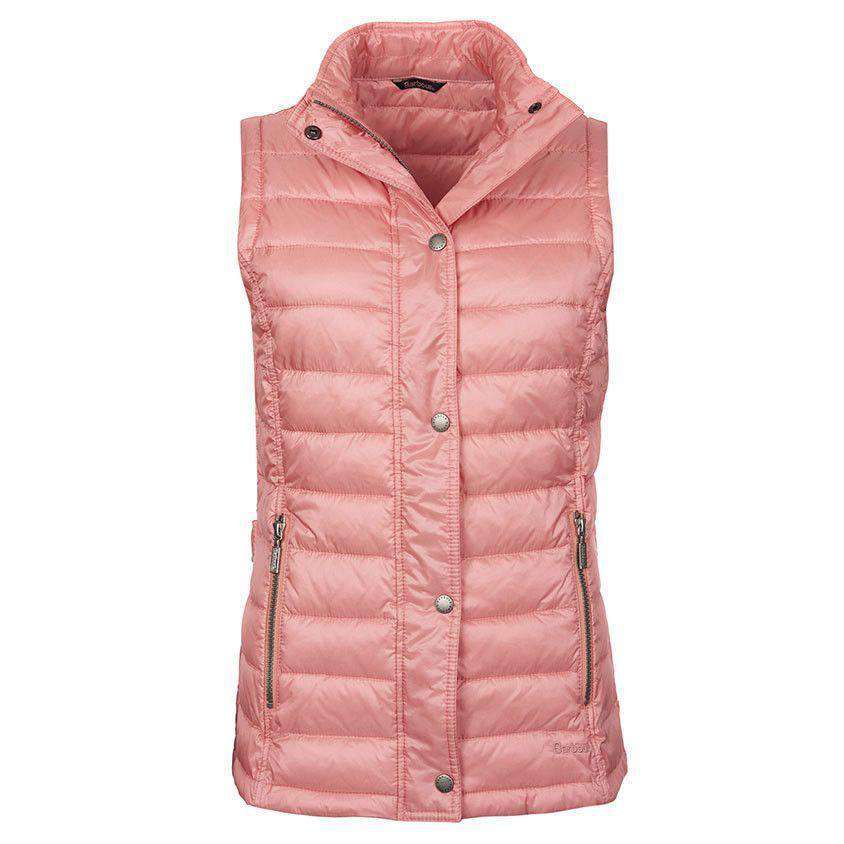 Alasdiar Quilted Gilet in Vintage Rose by Barbour - Country Club Prep