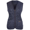 Betty Interactive Gilet Liner in Navy by Barbour - Country Club Prep