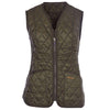 Betty Interactive Gilet Liner in Olive by Barbour - Country Club Prep