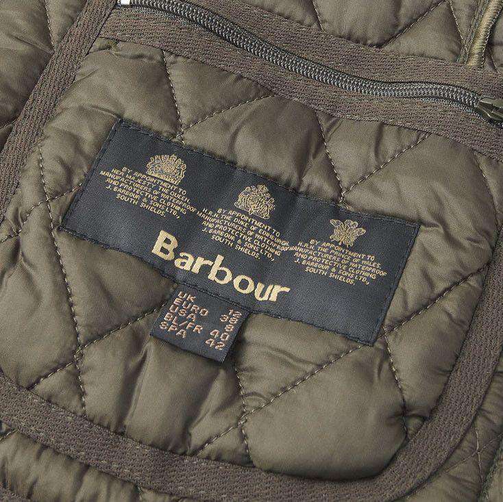 Betty Interactive Gilet Liner in Olive by Barbour - Country Club Prep