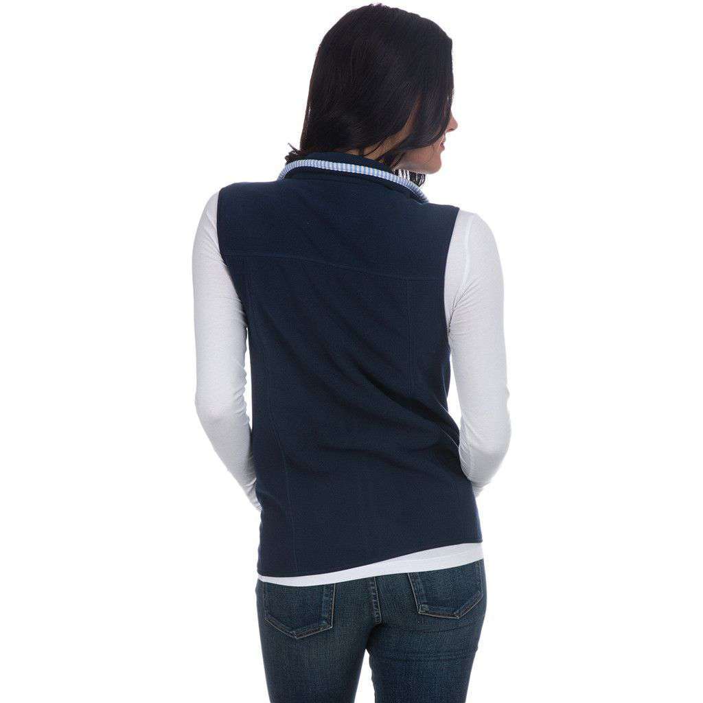 Blakely Vest in Sailor Navy by Lauren James - Country Club Prep