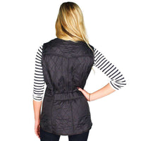 Cavalry Quilted Gilet in Black by Barbour - Country Club Prep