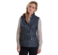 Cavalry Quilted Gilet in Navy and Red by Barbour - Country Club Prep