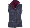 Cavalry Quilted Gilet in Navy and Red by Barbour - Country Club Prep